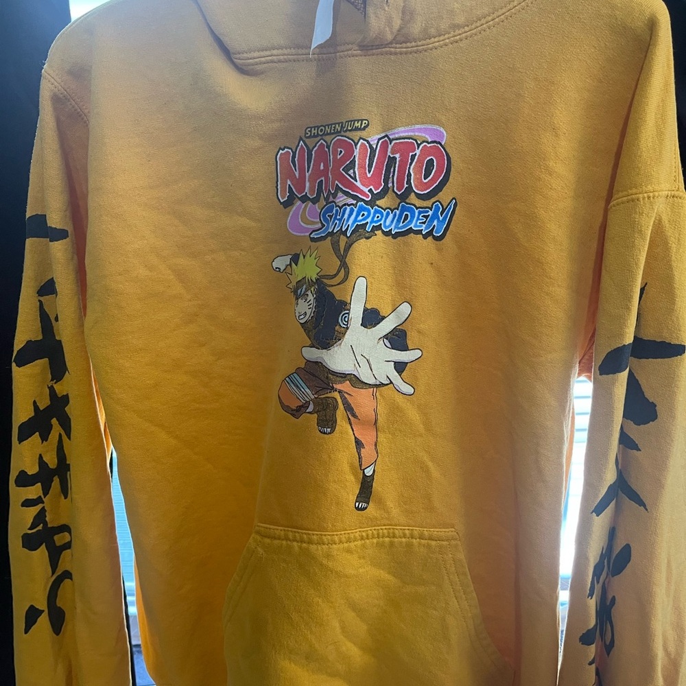 Naruto Shippuden Yellow Hoodie